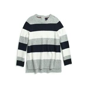 Tommy Hilfiger Striped Colorblock‎ Wool Blend Pullover Sweater - Size XS